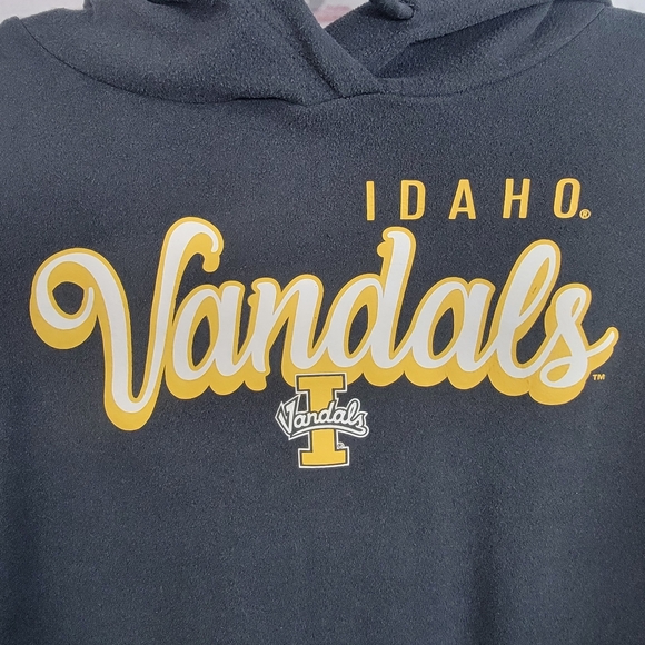 UofI University Of Idaho L Womens  Black Fleece - Picture 3 of 6